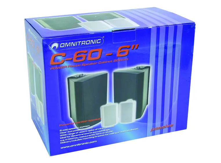 OMNITRONIC C-60 black 2x 